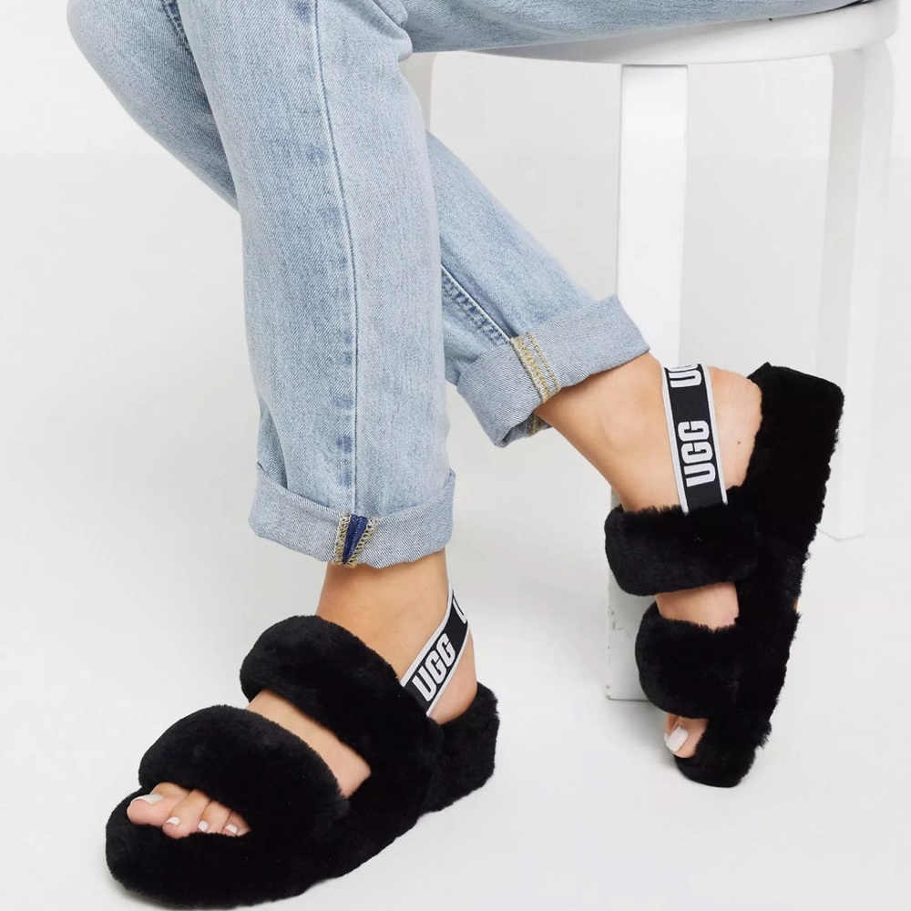 Ugg Fuzzy Slides - image 1